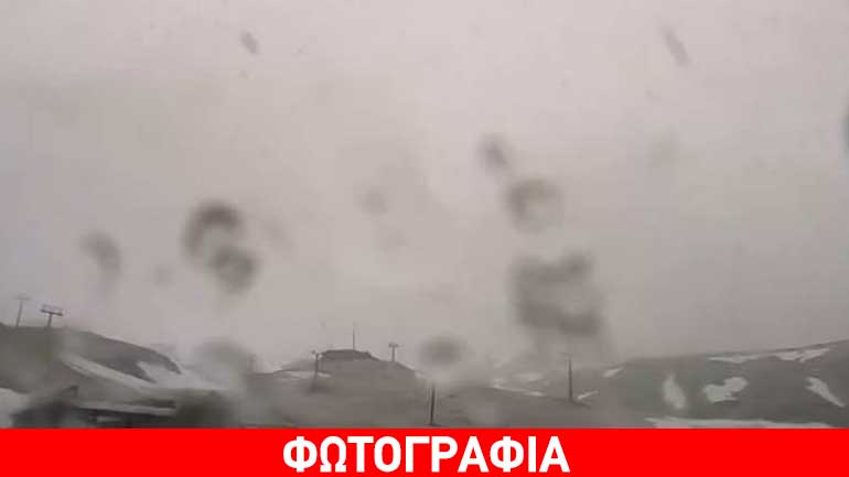 Ανοιξιάτικο… χιόνι στον Παρνασσό!